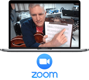 zoom guitar lessons with Tim Quinn